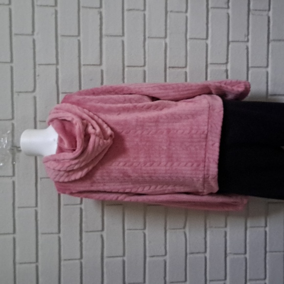 Fit Collective Pink Fuzzy Zip Up Hooded Jacket. Size Large NWT - Picture 6 of 11